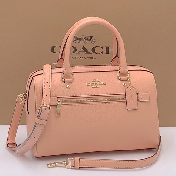 NWT Coach Rowan Satchel in Blushed Pink - Picture 1 of 5